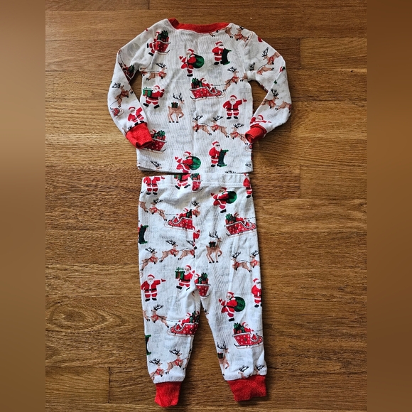 Children's Place Christmas Pajamas Holiday PJ's Baby Infant Size 3-6 Months - Picture 2 of 9